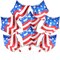4th of July Star Shaped American Flag Celebration Party Balloons, 18 Inches Patriotic Party Foil Balloon For Independence Day, Veterans Day, Memorial Day, US Election Holiday Event Decorations